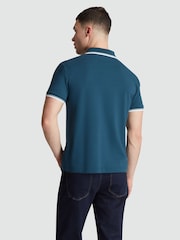 Original Penguin Textured Short Sleeve 100% Cotton White Shirt - Image 2 of 5