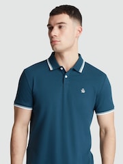 Original Penguin Textured Short Sleeve 100% Cotton White Shirt - Image 4 of 5