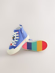 Blue Character Appliqué Standard Fit (F) High Top - Image 4 of 5