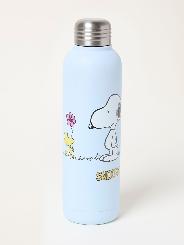 FatFace Blue Snoopy Water Bottle - Image 1 of 2