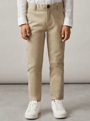 Reiss Stone Pitch 9-14 yrs Slim Fit Casual Chinos - Image 1 of 4
