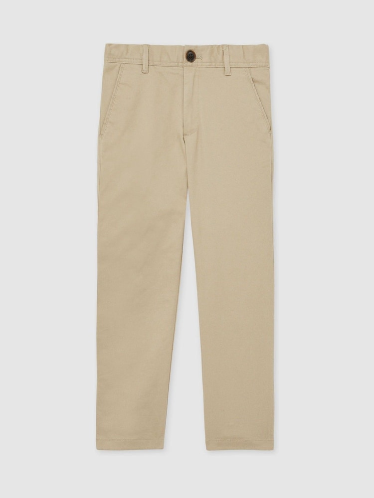 Reiss Stone Pitch 9-14 yrs Slim Fit Casual Chinos - Image 2 of 4