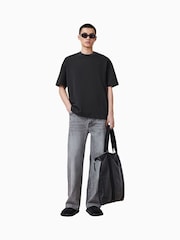 AllSaints Black Haven Short Sleeve Crew T-Shirt - Image 1 of 7