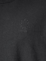 AllSaints Black Haven Short Sleeve Crew T-Shirt - Image 5 of 7