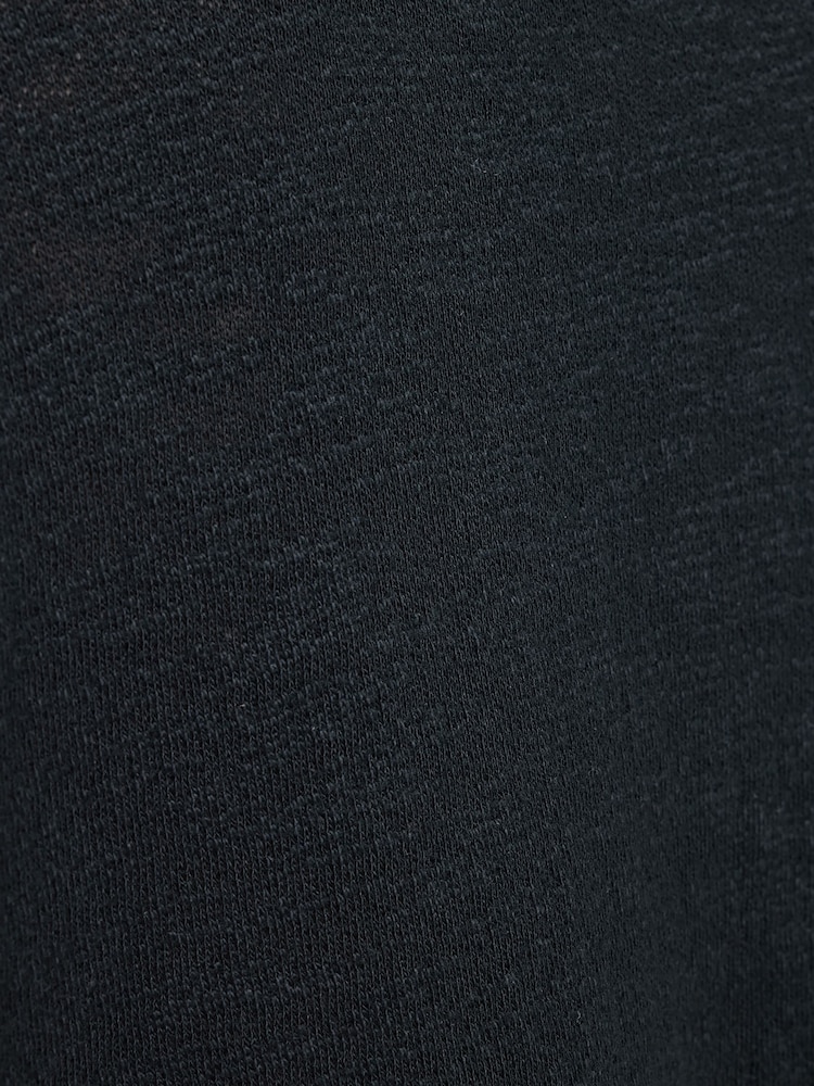 AllSaints Black 100% Organic Cotton Foster Long Sleeve Crew T-Shirt - Image 7 of 7