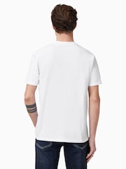 AllSaints White Dexter Short Sleeve Crew T-Shirt - Image 4 of 5