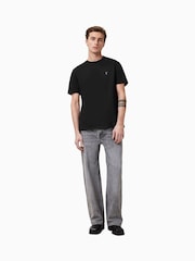AllSaints Black Dexter Short Sleeve Crew T-Shirt - Image 5 of 7
