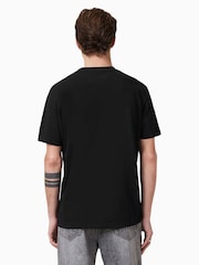 AllSaints Black Dexter Short Sleeve Crew T-Shirt - Image 6 of 7