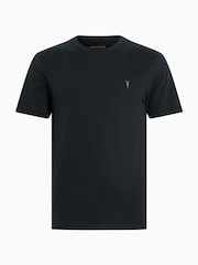 AllSaints Black Dexter Short Sleeve Crew T-Shirt - Image 7 of 7