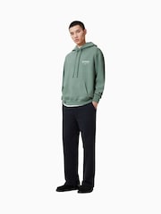 AllSaints Green Underground Over The Head Hoodie - Image 5 of 7