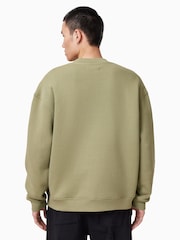 AllSaints Green Haven 100% Organic Cotton Crew Sweatshirt - Image 2 of 8