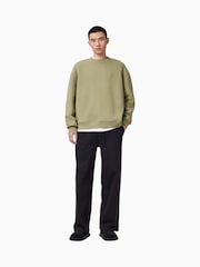 AllSaints Green Haven 100% Organic Cotton Crew Sweatshirt - Image 3 of 8