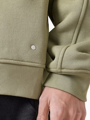 AllSaints Green Haven 100% Organic Cotton Crew Sweatshirt - Image 7 of 8