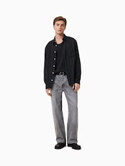 AllSaints Black 100% Organic Cotton Denver Vest - Image 5 of 8