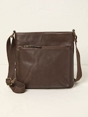 FatFace Annie Chocolate Brown Crossbody Bag - Image 3 of 4