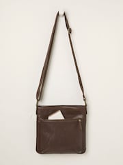 FatFace Annie Chocolate Brown Crossbody Bag - Image 4 of 4