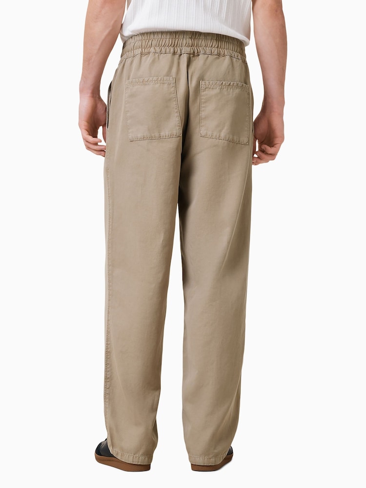 AllSaints Brown Hanbury Trousers - Image 2 of 8