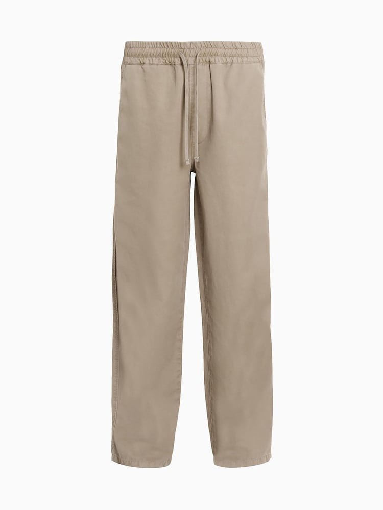 AllSaints Brown Hanbury Trousers - Image 8 of 8