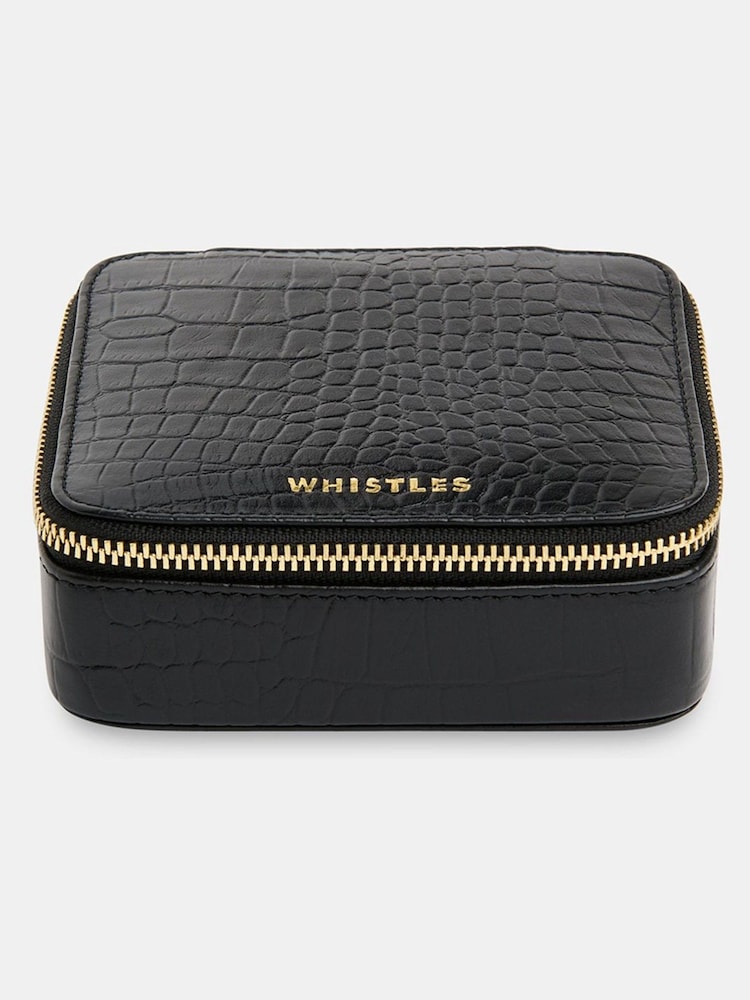 Whistles Black Aelia Jewellery Box - Image 2 of 5