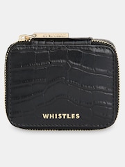 Whistles Black Lotta Mini Jewellery Box - Image 1 of 5