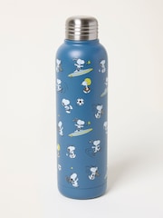 FatFace Navy Sports Snoopy Water Bottle - Image 1 of 2