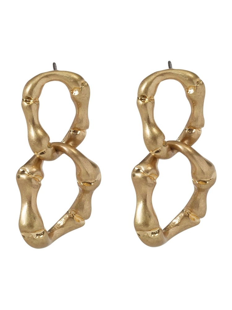 Bibi Bijoux Bamboo Chain Earrings - Image 1 of 3