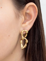 Bibi Bijoux Bamboo Chain Earrings - Image 2 of 3