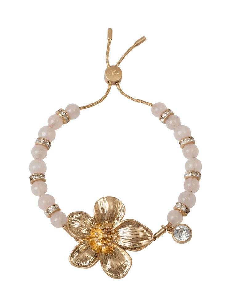 Bibi Bijoux Gold Tone Flower Bead Friendship Bracelet - Image 1 of 3