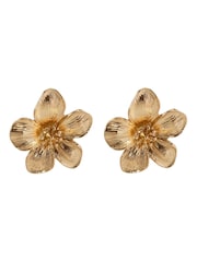 Bibi Bijoux Gold Tone Flower Earrings - Image 1 of 3