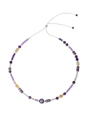 Bibi Bijoux Gold Tone Multi Beaded Friendship Necklace - Image 1 of 4