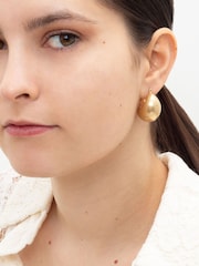Bibi Bijoux Gold Tone Chunky Statement Hoop Earrings - Image 3 of 3