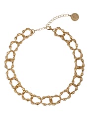 Bibi Bijoux Gold Tone Bamboo Chain Necklace - Image 1 of 4