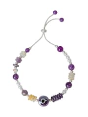 Bibi Bijoux Gold Tone Multi Beaded Friendship Bracelet - Image 1 of 3