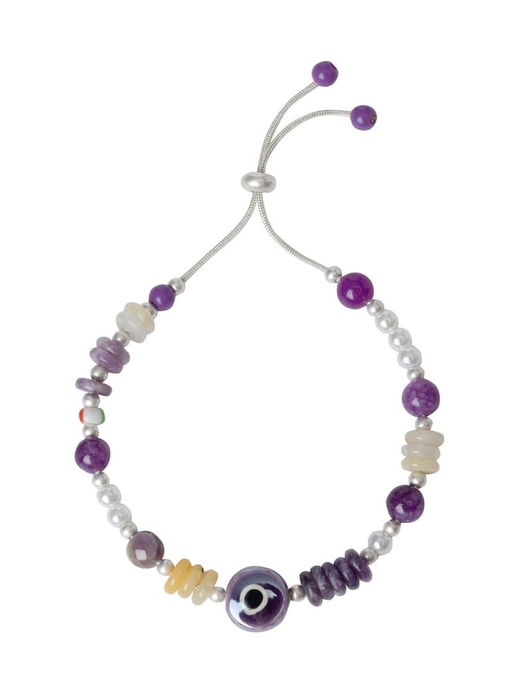 Bibi Bijoux Gold Tone Multi Beaded Friendship Bracelet - Image 1 of 3