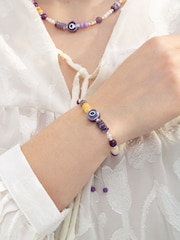 Bibi Bijoux Gold Tone Multi Beaded Friendship Bracelet - Image 2 of 3