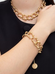 Bibi Bijoux Gold Tone Bamboo Chain Bracelet - Image 3 of 3