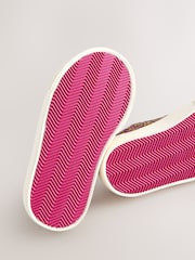 Burgundy Red Glitter - Zapatillas de deporte con cierre con un toque - Imagen 5 de 5