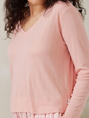 Chelsea Peers Pointelle V-Neck Short Pyjamas Set - Image 3 of 5