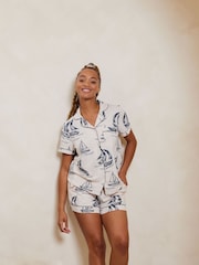 Suelo blanco - Chelsea Peers Playful Print Short Pyjamas Set - Imagen 4 de 5