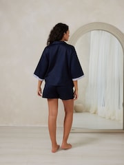 Chelsea Peers Cotton Embroidered Lobster Short Pyjamas Set - صورة 2 من 5