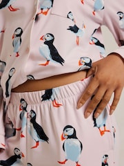Chelsea Peers Pink Long Pyjamas Sets - Image 2 of 5