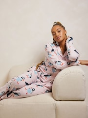 Chelsea Peers Pink Long Pyjamas Sets - Image 5 of 5