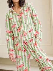 Chelsea Peers Green Long Pyjamas Sets - Image 3 of 5