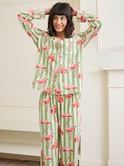 Chelsea Peers Green Long Pyjamas Sets - Image 5 of 5