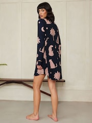 Azul - Chelsea Peers Wild Duo Print Nightshirt - Imagen 3 de 4