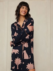 Azul - Chelsea Peers Wild Duo Print Nightshirt - Imagen 4 de 4