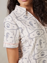Chelsea Peers White Ground Fun Print Short Pyjamas Set - Image 4 of 5