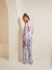Chelsea Peers Satin Lobster Print Long Pyjamas Set - Imagen 3 de 5