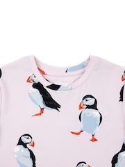 Chelsea Peers Kids Cotton Puffin Print Short Pyjamas Set - صورة 3 من 3