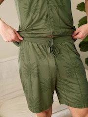 Chelsea Peers Palm Print Short Pyjamas Set - صورة 5 من 5